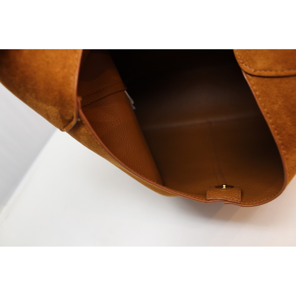 Universal Thread Hobo Bag Womens Large Brown Excellent Faux Suede Tote - Picture 8 of 12